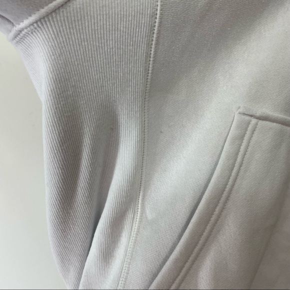 Champion Reverse Weave Hoodie: White Small S Sweatshirt Long Sleeve Pocket Mint - Picture 8 of 13